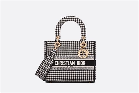 black and white checkered purse dior|small black Dior bag.